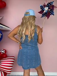 Boardwalk Blues Dress