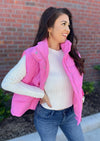 Sugar Baby Pink Puffer Vest