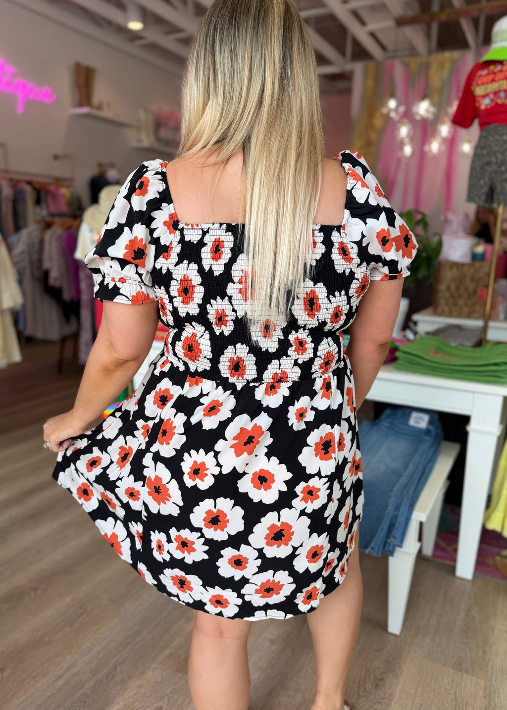ladies curve dresses SHEIN Lady CURVE Plus Size Elegant Floral Print Fitted Dress, Summer Midi Bodycon Wrap New Arrival Dresses For Ladies Pencil Cut Women's