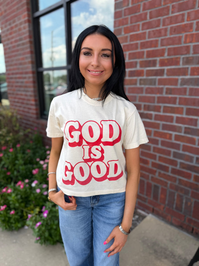 Good News Crop Tee