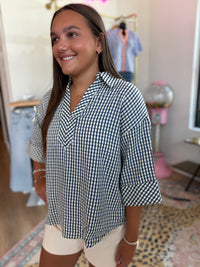 Harbor House Gingham Top