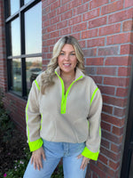 Neutral Neon Pullover