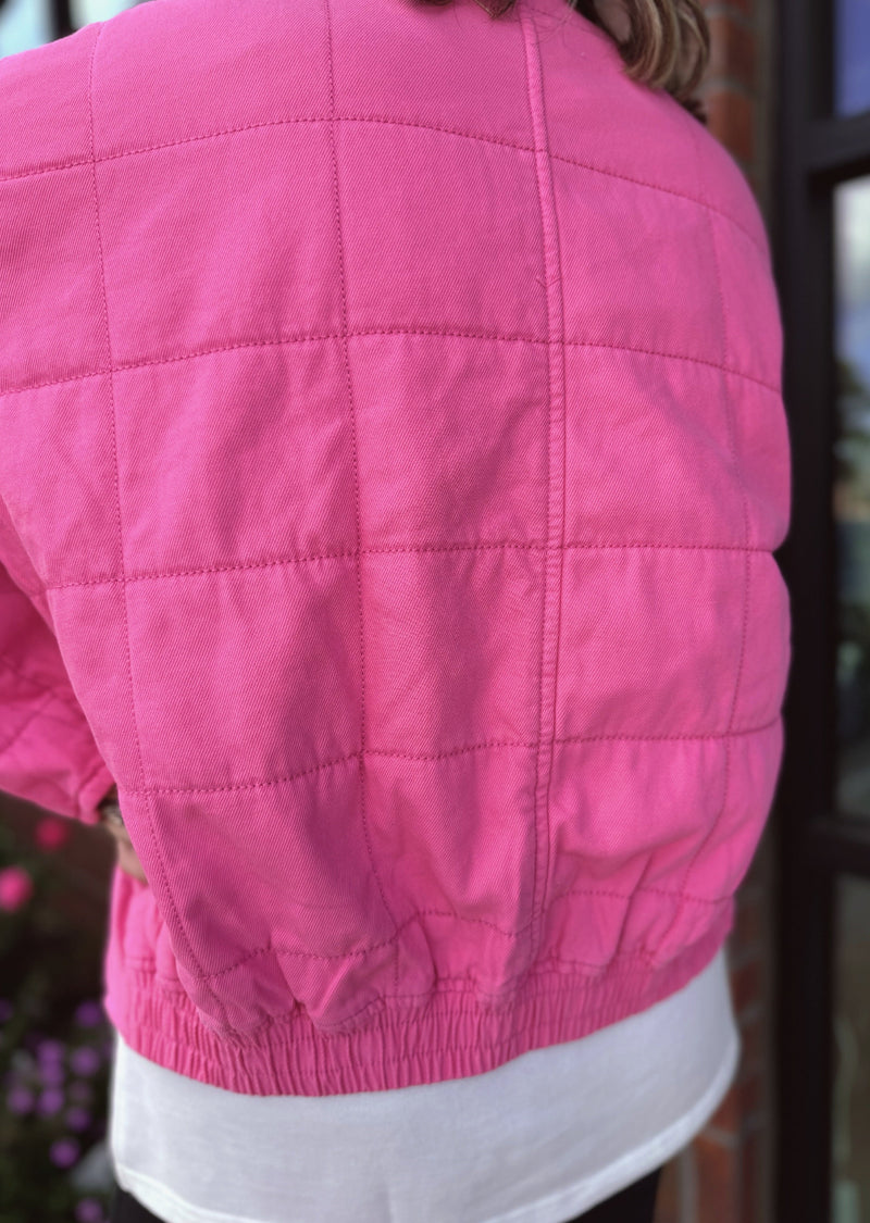 Addison Pink Denim Jacket
