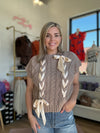 Eye Candy Cable Knit Sweater Vest