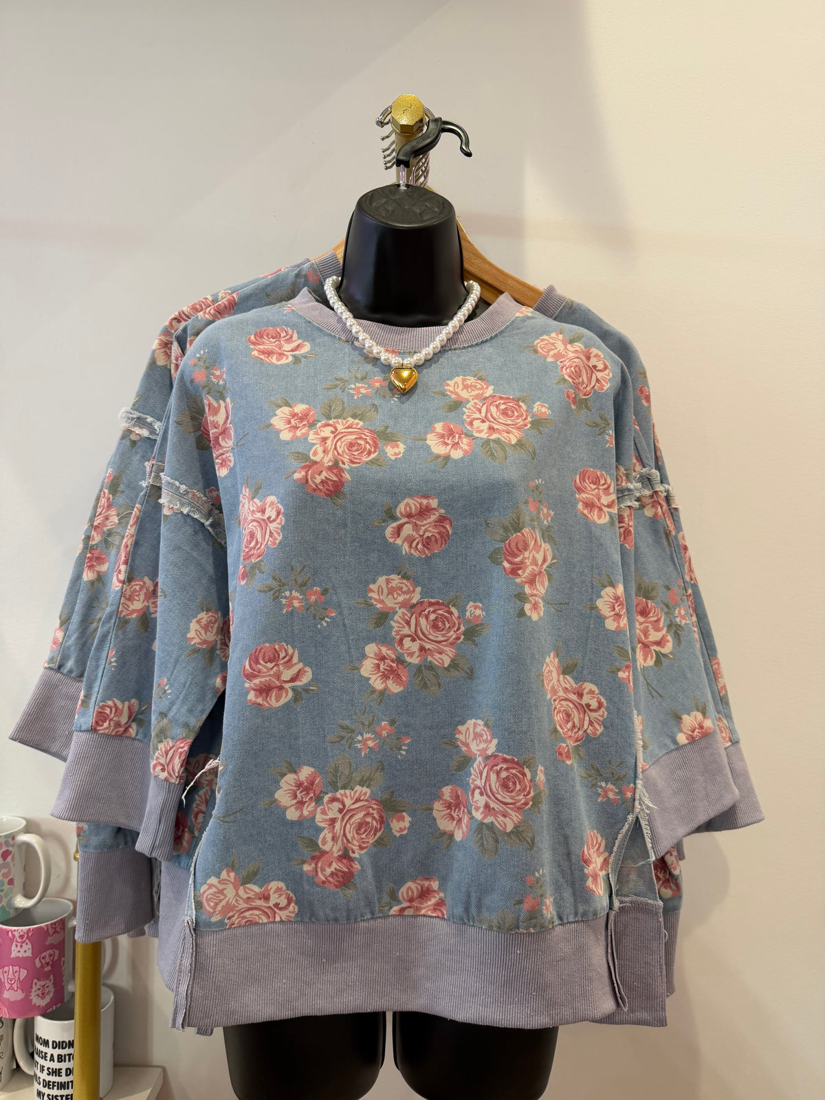 Petal to the Metal Denim Top