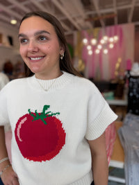 Tomato Girl Knit Sweater Top