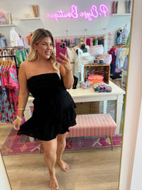 Breezy Babe Cotton Gauze Tiered Dress