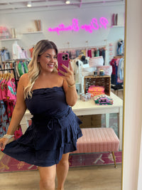 Breezy Babe Cotton Gauze Tiered Dress
