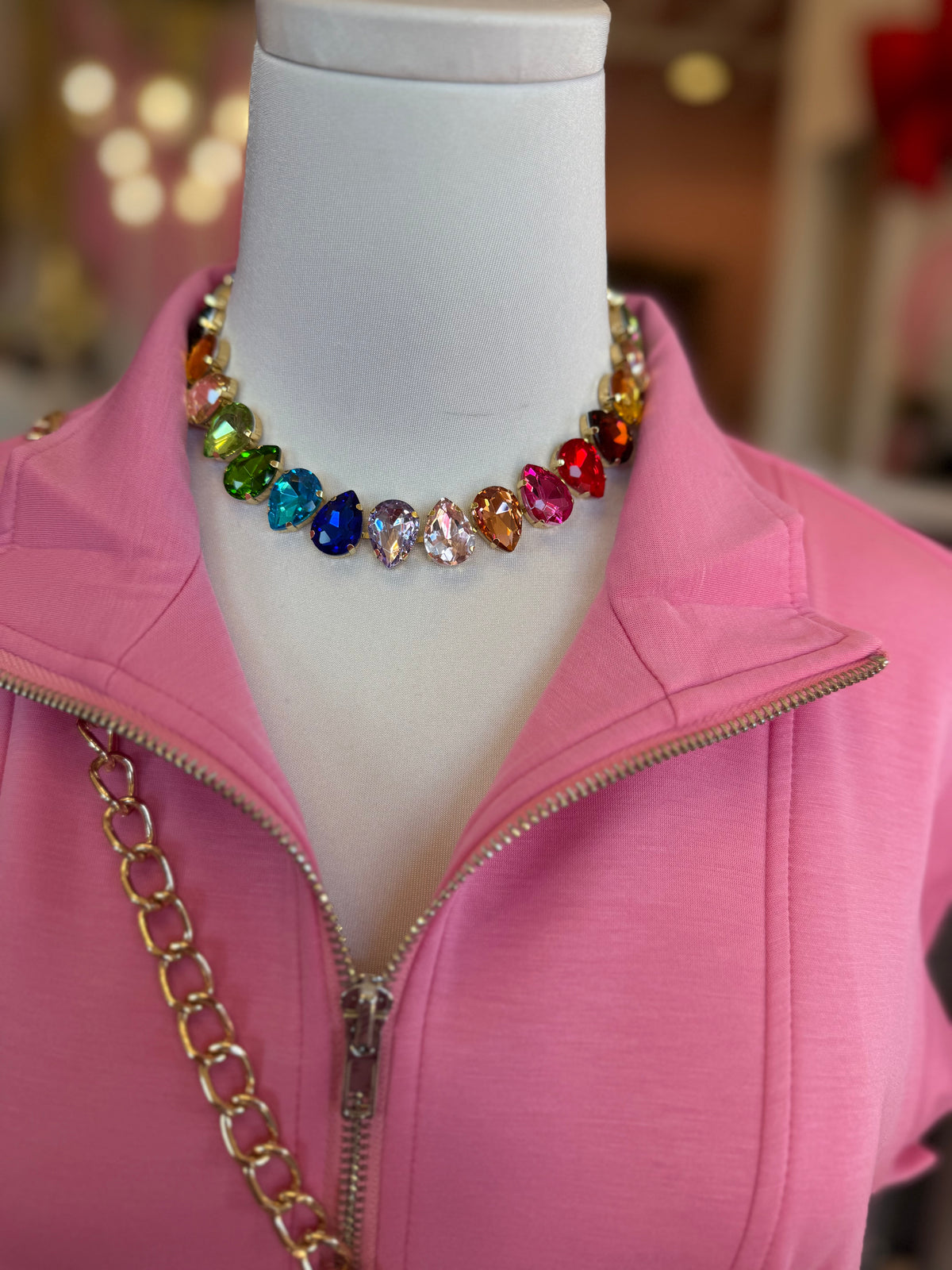 Prism Party Statement Necklace