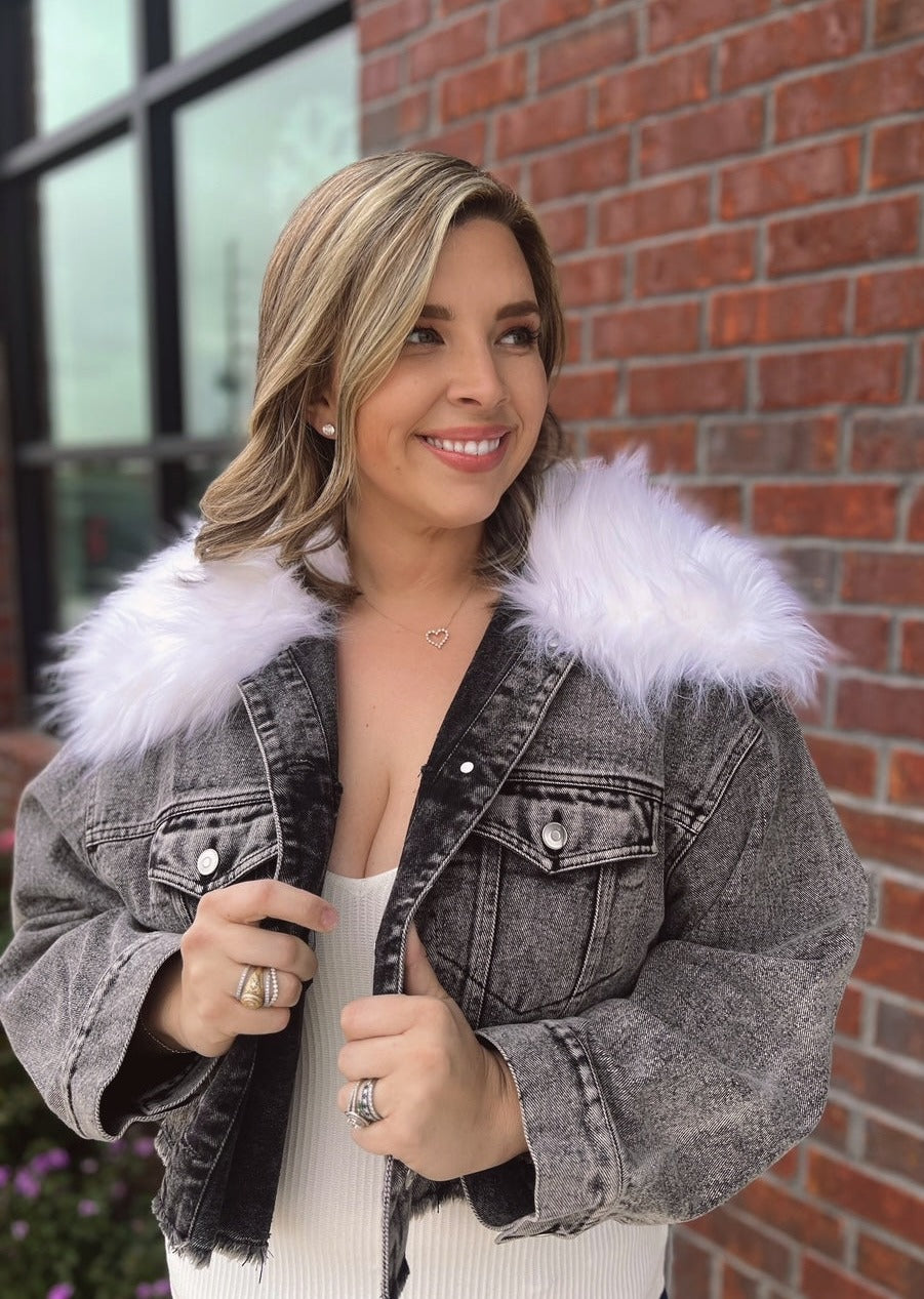 On The Wild Side Denim Jacket