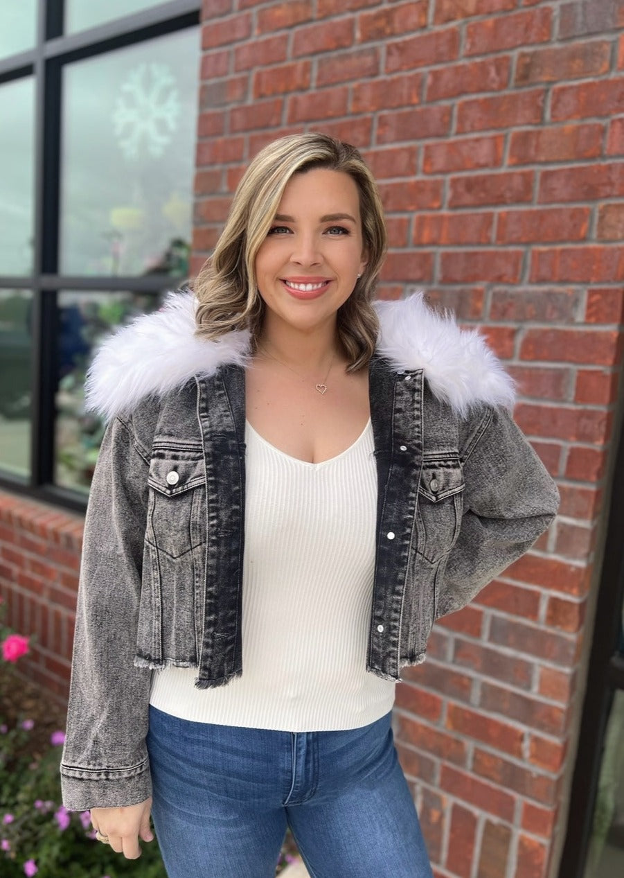 On The Wild Side Denim Jacket