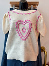 Queen of Hearts Sweater Top