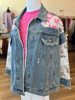 The Sara Lace Denim Jacket