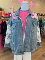 The Sara Lace Denim Jacket