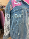 The Sara Lace Denim Jacket