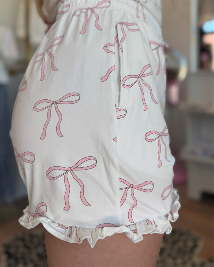 Pink Bow Pjs