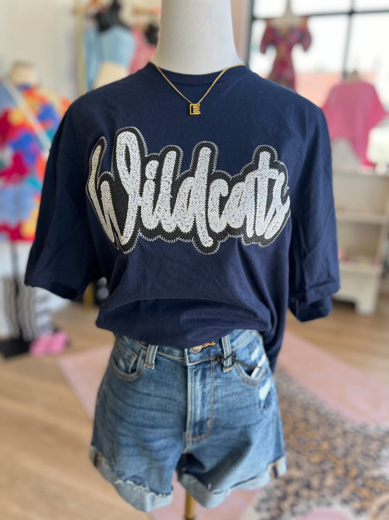 Navy Wildcats Tee