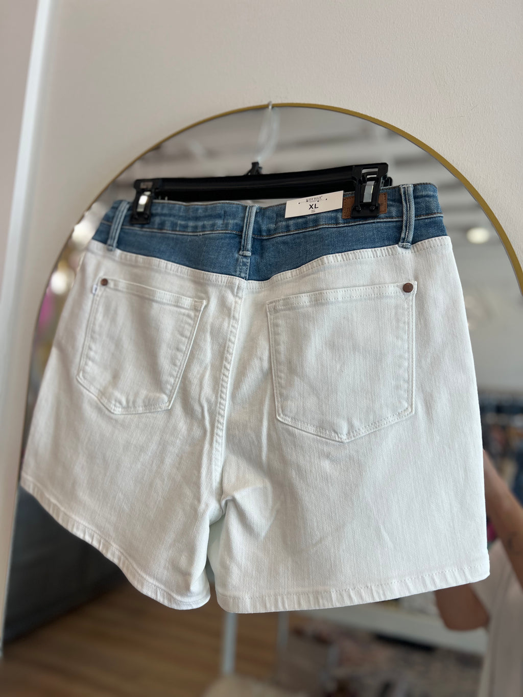 Judy Blue Color Block Shorts