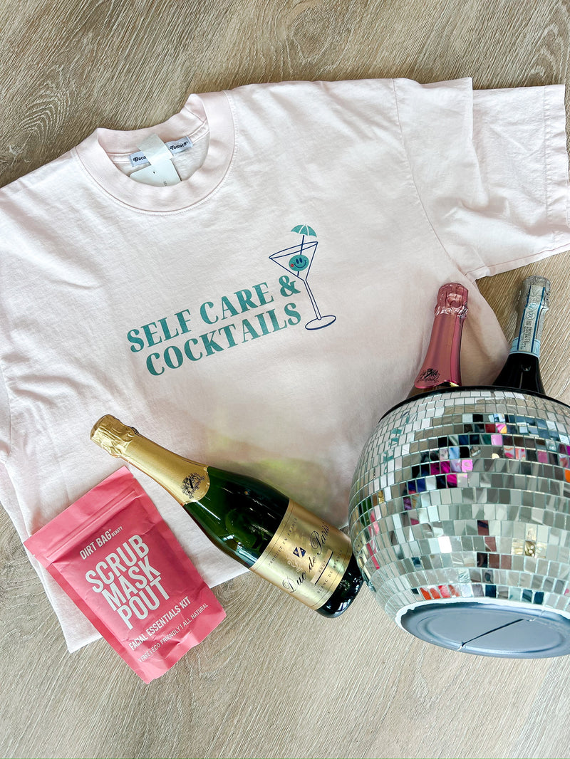 Self Care & Cocktails Graphic Tee