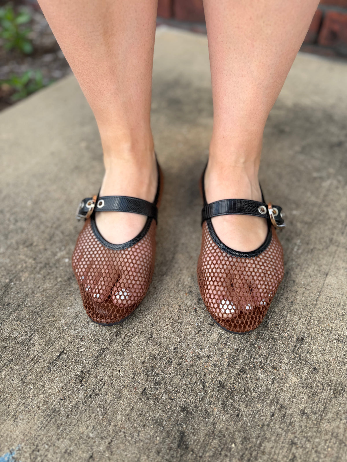 Marquette Mesh Mary Jane Flats