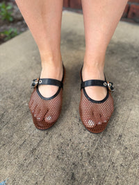 Marquette Mesh Mary Jane Flats