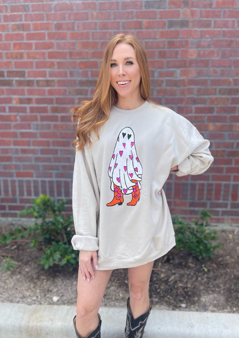 Boo in Boots Sweatshirt