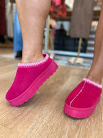 Shirley Fuschia Slipper Booties