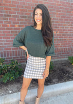 Editor-in-Chief Plaid Skirt