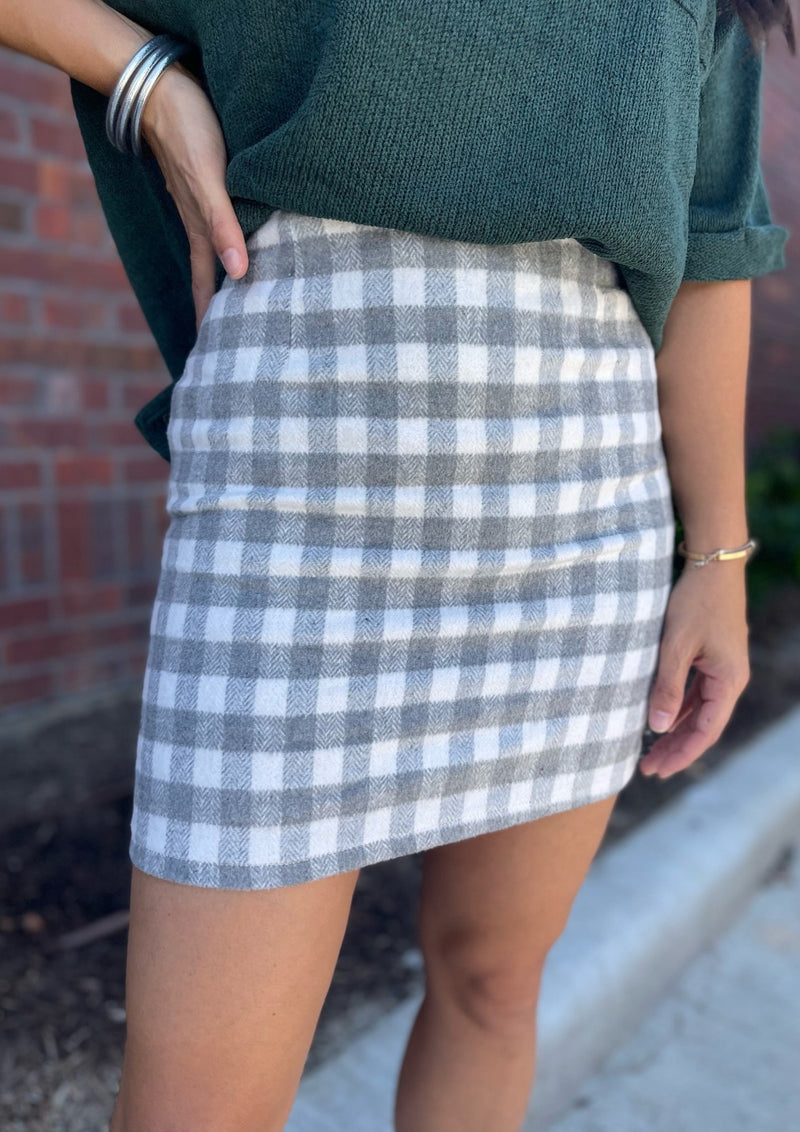 Editor-in-Chief Plaid Skirt