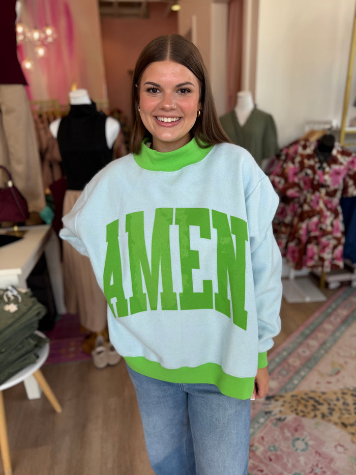 Say Amen Reversible Sweatshirt