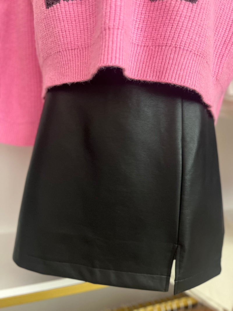 Sleek Edge Mini Skirt