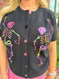 Shake Your Bones Cardigan 💀🩷