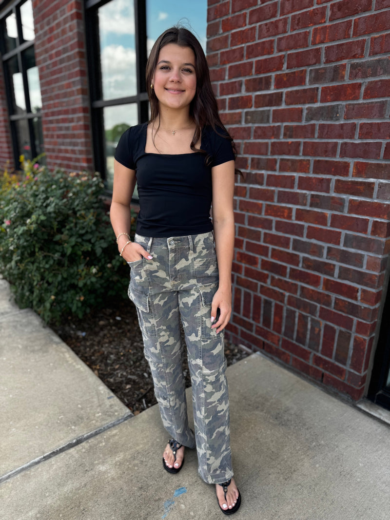Tracey Cargo Camo Jeans