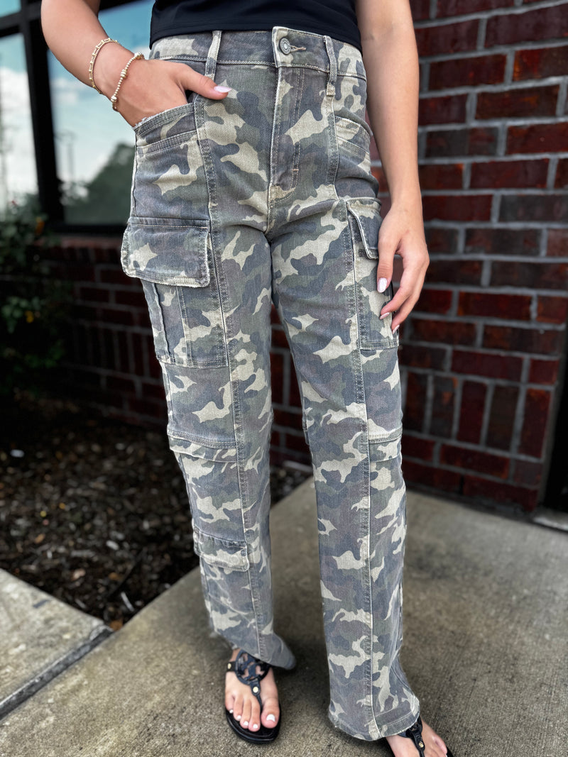 Tracey Cargo Camo Jeans