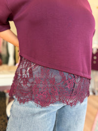 Lace Expectations Top