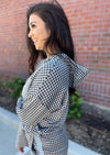Gingham Bling Hoodie