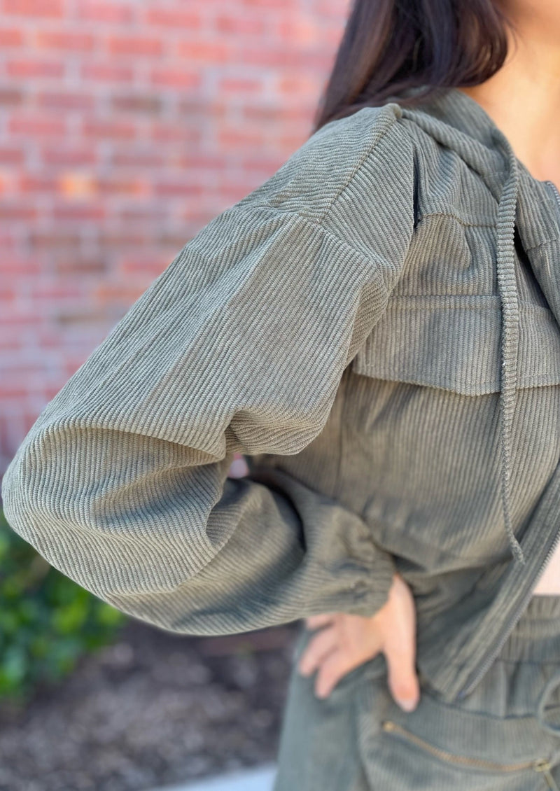 Can't Refuse It Corduroy Hoodie