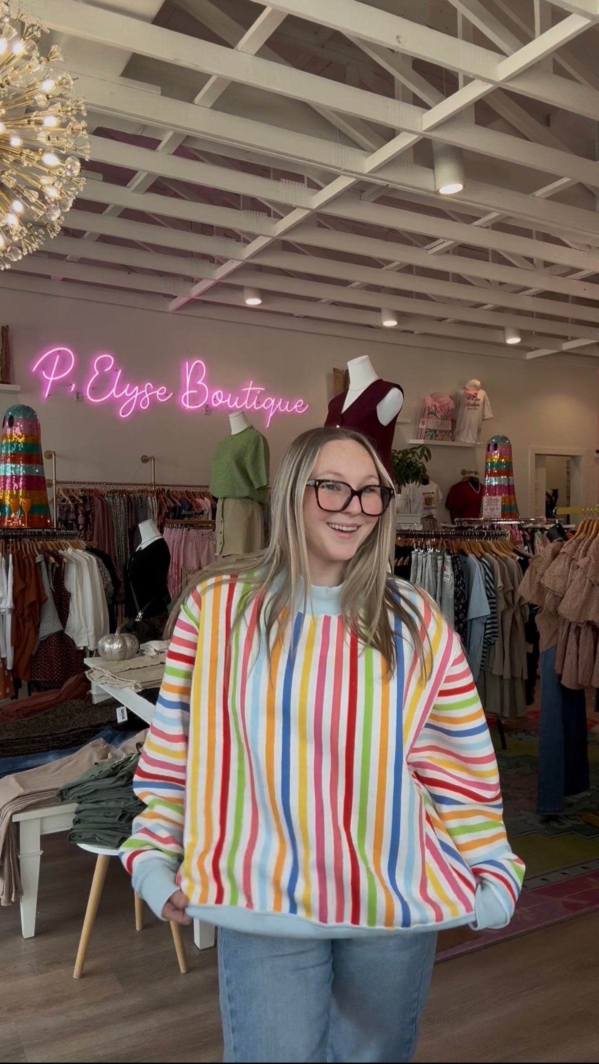 Happy Go Lucky Reversible Sweatshirt