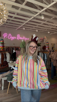 Happy Go Lucky Reversible Sweatshirt