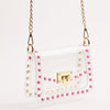 The Jackie Clear Bag in Pink