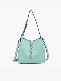 Agnes Vegan Press-Lock Satchel