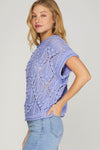 Liliac Blue Sweater Top