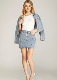 Naomi Denim Skirt