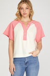 Infield Color Block Top