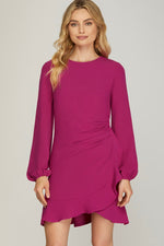 Chroma Ruffle Dress