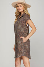 Leopard Twist Dress