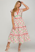 Bloom My Way Midi Dress