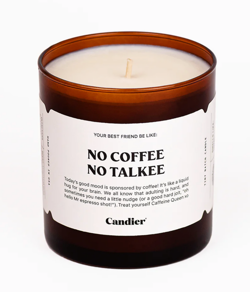 No Coffee, No Talkee Candle