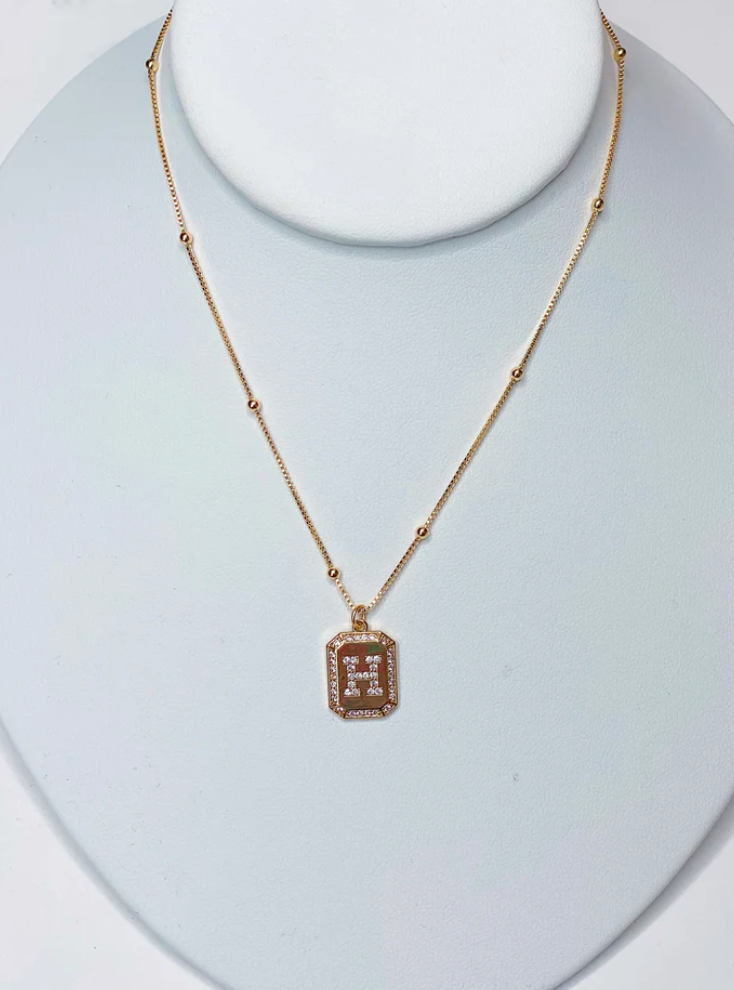Chey Initial Necklace
