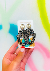 Black/Gold Acrylic Drops